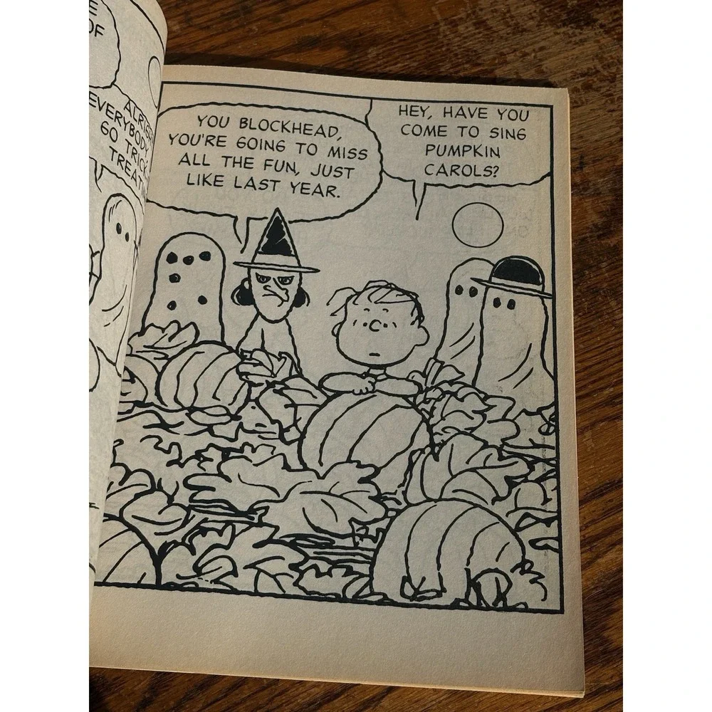 Peanuts Halloween Coloring Activity Book It's The Great Pumpkin 1990